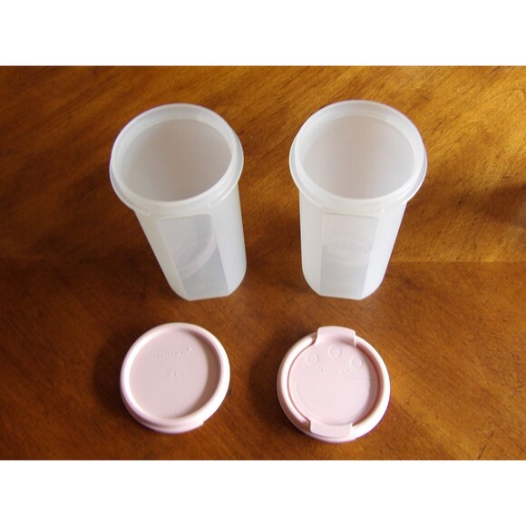 TUPPERWARE Modular Mates Pantry Lot 12x Containers w/Lids Pastel Pink - Picture 15 of 16